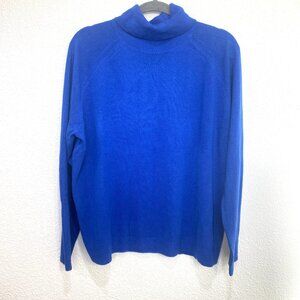 Karen Scott Royal Blue Turtleneck Pullover Knit Sweater - Size 1X